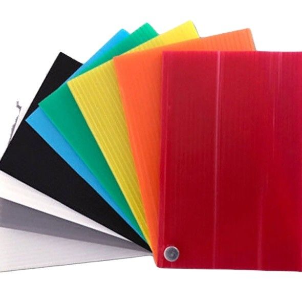 แผ่นลูกฟูกสีชมพู PP 600 * 400 แผ่นพลาสติก Correx ปรับแต่งได้