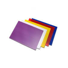 แผ่นพลาสติกลูกฟูกรีไซเคิลสีน้ำเงินแดง PP Corrugated Board 10 มม