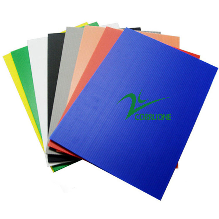 2400x1200 Coroplast Board 1.5mm-8mm Coroplast Sheets 4x8 ปรับแต่งได้