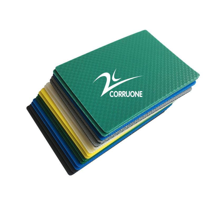 แผ่นพลาสติก Coroplast สีเหลือง 5มม. 6มม. 8มม. แผ่นพลาสติกลูกฟูก 4x8