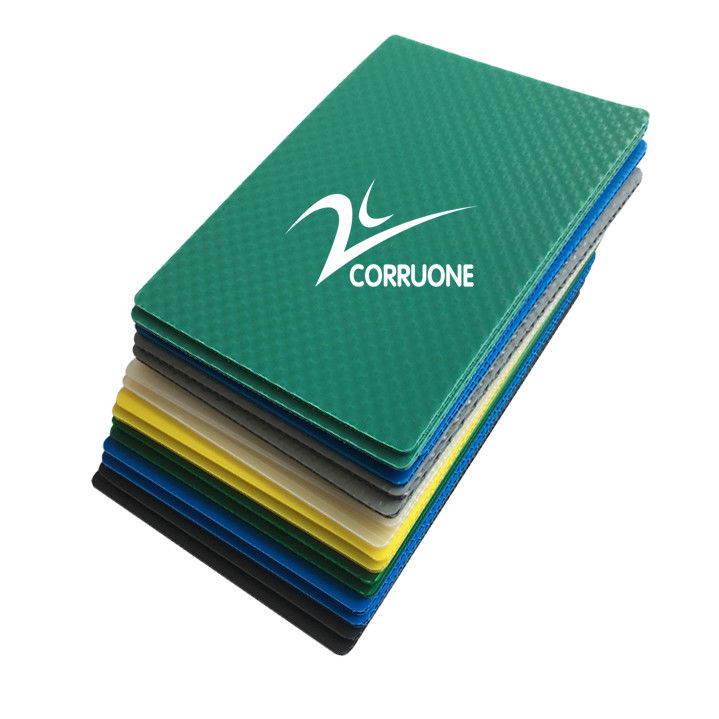แผ่นพลาสติก Coroplast สีเหลือง 5มม. 6มม. 8มม. แผ่นพลาสติกลูกฟูก 4x8