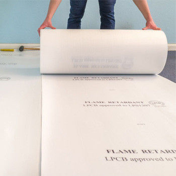 แผ่น คอร์ฟลูต สีดำ 6mm 8mm Correx Floor Protection Roll