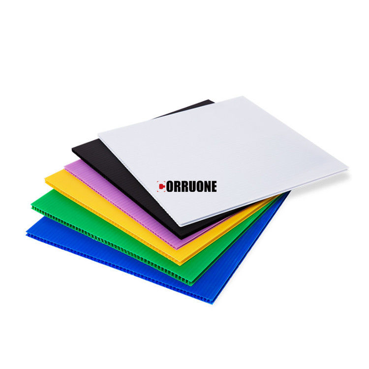 คอร์ฟลูต สีดำ 2400 X 1200 Correx แผ่นป้องกันพื้น 2mm-12mm