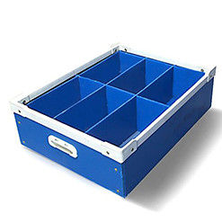 กระเจี๊ยบเขียวพับกล่องกระดาษ PP Correx Storage Corrugated PP Box