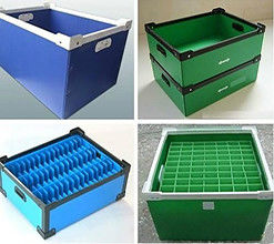 กระเจี๊ยบเขียวพับกล่องกระดาษ PP Correx Storage Corrugated PP Box