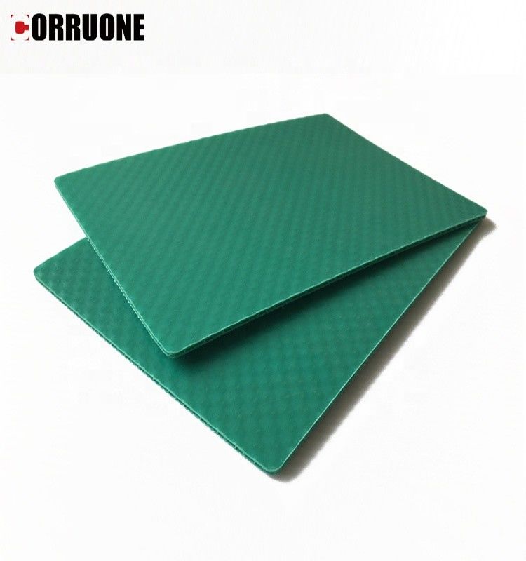แผ่นคอร์เร็กซ์โพลีโพรพีลีนสี 2400 มม. บอร์ด Correx สีเหลือง