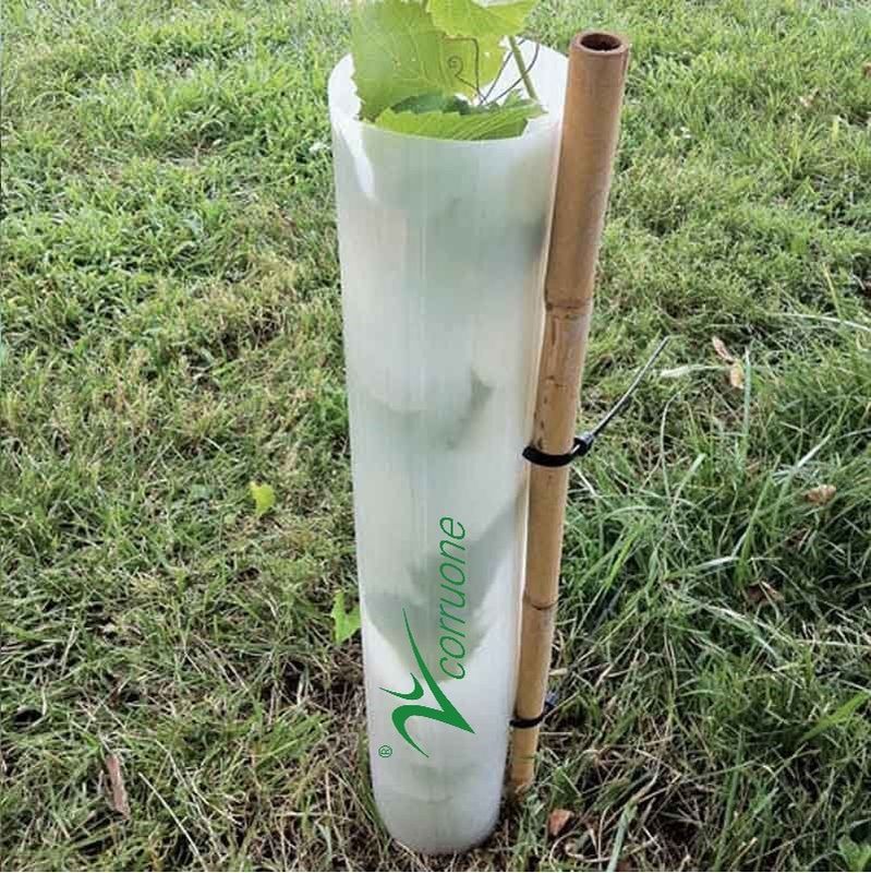 Coroplast Plastic Tree Trunk Covers Corrugated Plastic Tree Guard ป้องกัน
